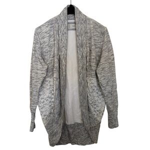 Saturday Sunday Anthropologie Open Front Cardigan Sweater Women's XL Gray